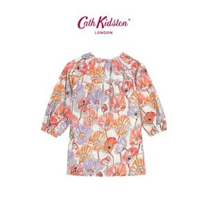 Cath Kidston Summer Poppy Midscale Mini Kaftan‎ Dress 5-6 years